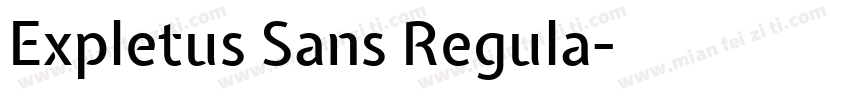 Expletus Sans Regula字体转换